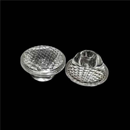 DHL 500pcs High power 20 diameter 30/45/60/120 Degree Fine bead surface LED Lens Reflector Collimator LED Light Lamp Bulb Beads