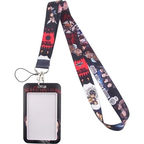 DZ1334 New Supernatural Lanyards for Key Neck Strap For Card Badge Gym Key Chain Lanyard Key Holder DIY Hang Rope Keychain