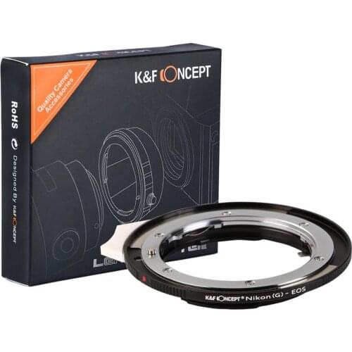 K&F Concept adapter for Nikon G mount lens to EOS Canon (D)SLR Camera 7D Mark II 5D Mark III 5D Mark II 5D