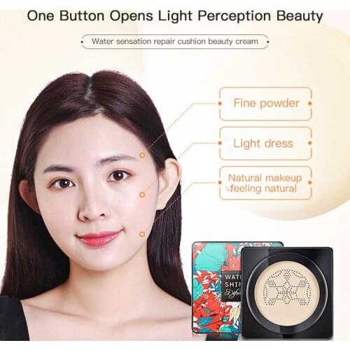 Mushroom Head Air Cushion Creative CC Cream Moisturizing Foundation Breathable Natural Whitening Makeup BB Cream Cosmetics TSLM1