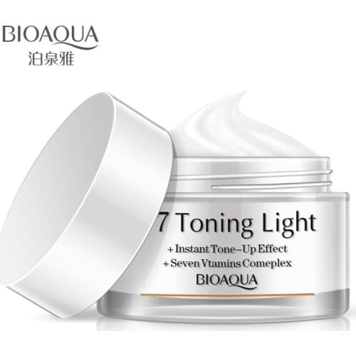 2019 Mizon Ageless Bioaqua Cream Instant Tone Up Effect New Face Vitamins Complex Repair Skin Care Day Creams & Moisturizers