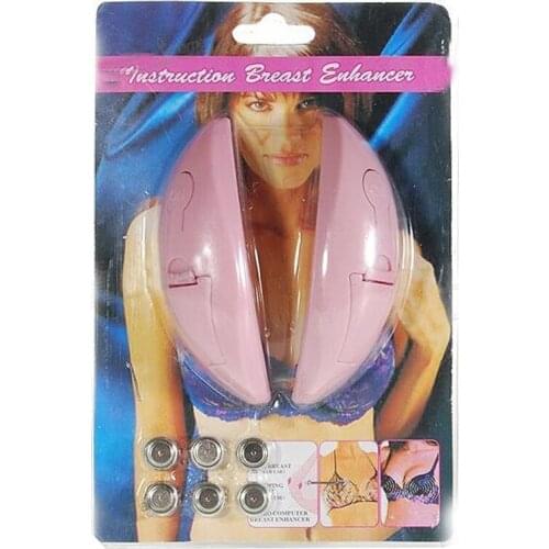 A Pair Electronic Breast Enlargement Bra Inserts Enhancer Nipple Vibration Massager Tens Muscle Relex Massage