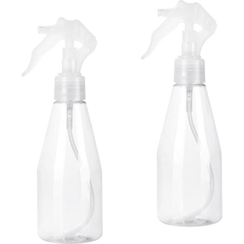 2 Packs 200ml Plastic Spray Bottle for Cologne Perfume Essential Oils Refillable Fine Mist Sprayers