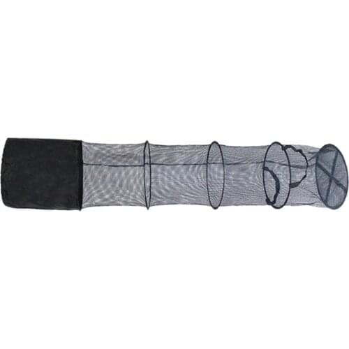 Foldable 5 Layer Fishing Cages Nylon Net Crab Trap Cages Fish Trap Shrimp Net Fishing Tackle Portable Net Crayfish Shrimp Catche