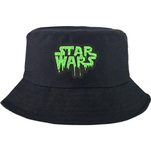 Disney Star Wars Sunscreen Fashion Movies New Bucket Hat Graphic Reversible Cotton Panama Cap For Man Women Casual Bob Hat
