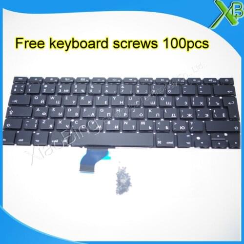 Brand New RU Russian keyboard+100pcs keyboard screws For MacBook Pro Retina 13.3" A1502 2013-2015 Years