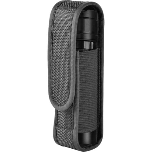 Universal Nylon Belt Flashlight Holder Holster Bag Pouch for FENIX UC30 UC35 E35 3"-5" 18650 Mini Torchlight