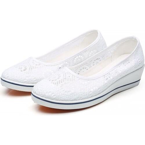 Tennis Shoes For Women Breathable Sneakers 2021 Spring Autumn Sports Comfy Jogging Trainers Female Soft Zapatos De Mujer White