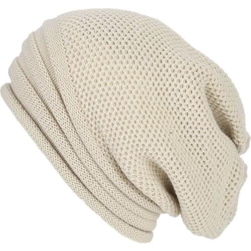 Winter Baggy Slouchy Beanie Hat Wool Knitted Warm Cap for Men Women NYZ Shop