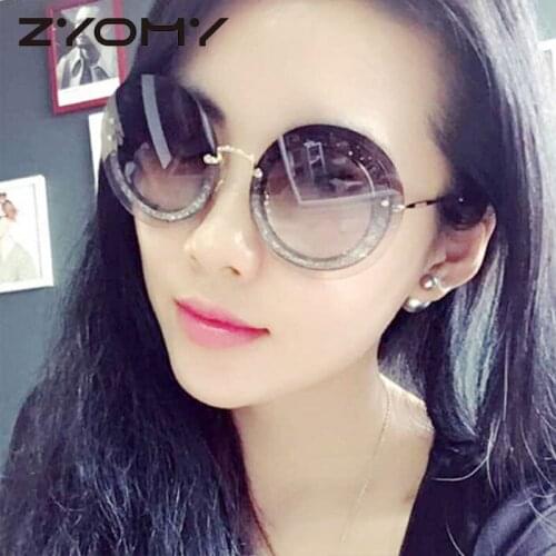 Zyomy Women's Sunglasses Round