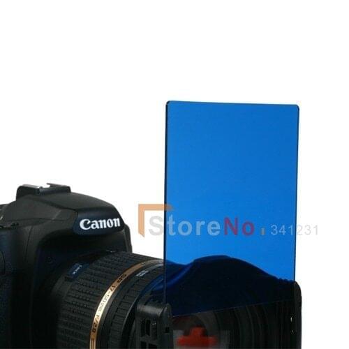 2PCS New Gradual Blue square Color Conversion Filter for Cokin P Series