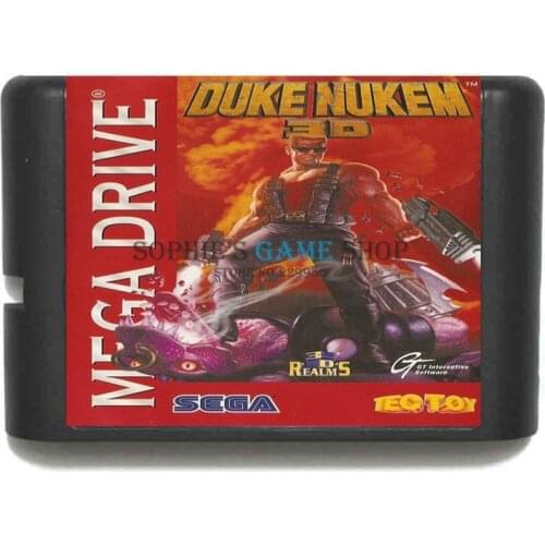 Duke Nukem 3D Game Cartridge Newest 16 bit Game Card For Sega Mega Drive / Genesis System