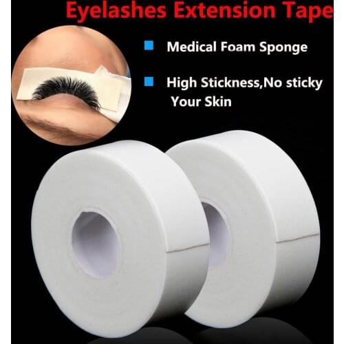 5m/Roll Eyelash Medical Foam Sponge lash Patch Medical Tape Lint Free Eye Pads Under Patches Eyelash Extension Supply Makeup Too