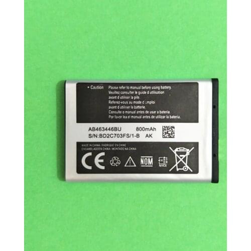 B-TAIHENG Replacement AB463446BU Battery for Samsung S139 X208 M628 X520 F258 E878 E1200M E1228 SGH-E900 Authentic Phone 800mAh
