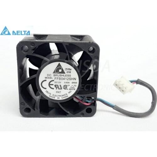 For delta FFB0412HN 4CM 4028 40mm DC 12V 0.11A 3-wire 3-pin server invertger axial Fans