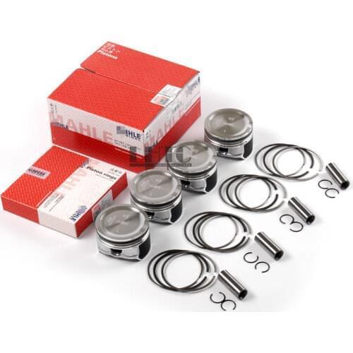Brand New 4x Engine Pistons & Rings STD Set For VW Passat Jetta Beetle Golf GTI 4 MKIV MK4 Audi A4 Quattro TT 1.8L Turbo DOHC 20