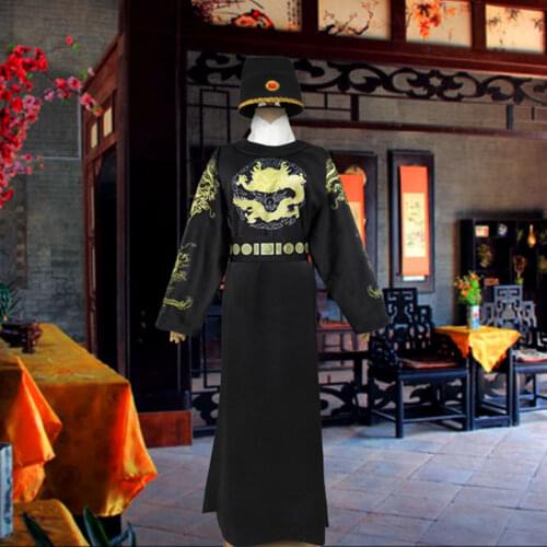 Ming Dynasty Imperial Guard Male Costume Hanfu for Swordman TV Play Drama Costume Cosplay Hanfu for Men