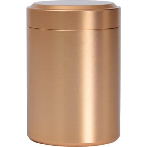 Newly Portable Mini Tea Can Aluminum Herb Stash Jar Seal Smell Proof Container Spice Organizer Storage Pot