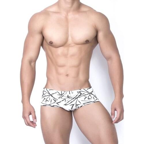 Men Swimming Trunks Sexy Low Rise Push-up Swimwear Briefs Surfing Beach Bikini Swimsuits Mens Triangle Swimming Shorts Swim Suit