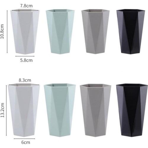 2021 New Nordic Plastic Cup Toothbrush Holder Washing Drinking Home Bathroom Tooth Mug Washing Tooth Cup Traveling Camping