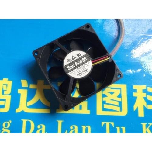 Sanyo Denki 109R0812H4D01 Server Cooling Fan DC 12V 0.13A 80x80x25mm 3-wire