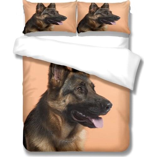 Dog Duvet Cover Sets Microfiber Bed Cover Pillowcase, Lifelike Pet Animals Bedding Set,Adults Kids Bedroom Decor Home Bed Sets