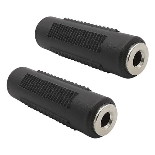 3.5mm Female to 3.5 Female Stereo Audio Connector 3.5 mm Jack Stereo Coupler Audio Cable Extension for MP3 DVD Headphone Car AUX