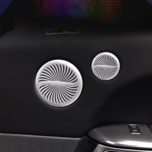 Interior Trim Car Audio Speaker Cover Sticker Door Loudspeaker Cover For Range Rover 2013-2020 2021 Tweeter Cover Horn Trim