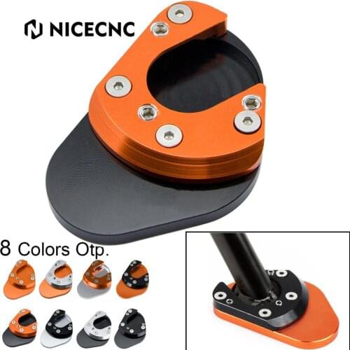 Kickstand Side Stand Plate Extension For KTM RC 125 200 390 Duke 690 Duke Enduro SMC 950 990 Adventure Supermoto For Husqvarna