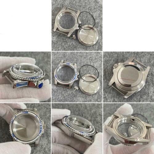 Retro Upgrade Version Convex Mirror Watch Case Sapphire Glass Stainless Steel Case Watch Accessories for NH35/NH36 Movement