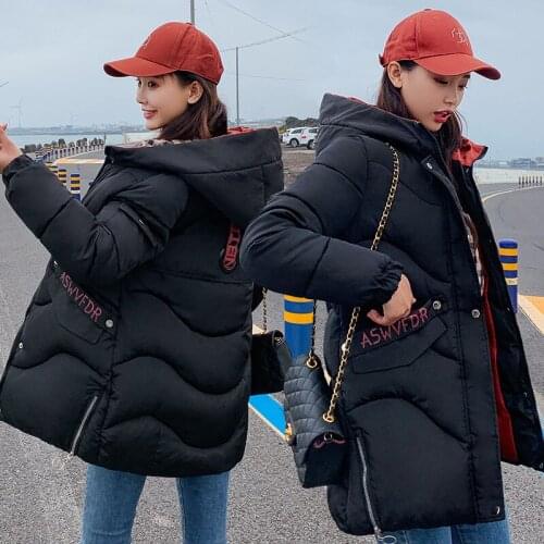 High Quality Winter New Long Cotton Coat Ladies Large Size Hooded Padded Down Cotton Padded Parke Womens Cotton Jacket