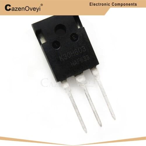 1pcs/lot IKW30N60H3 K30H603 TO-247 IKW30N60 IGBT transistor 600V 30A 187W In Stock
