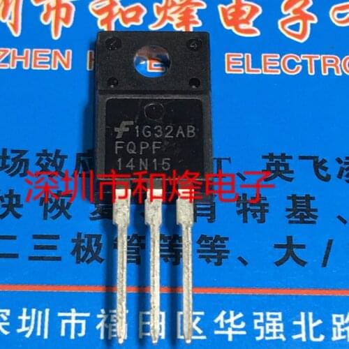 100% New&original FQPF14N15 TO-220F 150V 9.8A