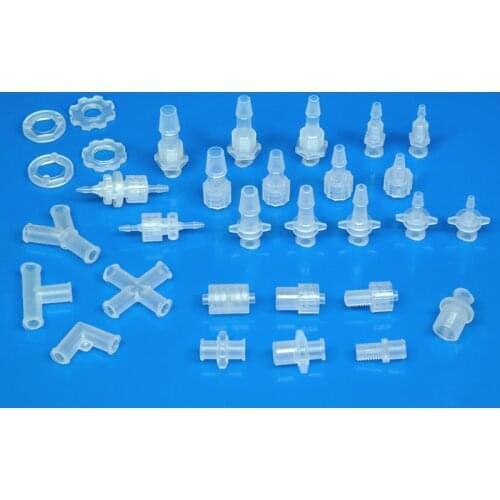 50pcs-PK Medical Grade, PP , Y /Cross /Tee Luer Lock Fittings Female Luer Straight Adapters