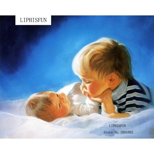 5D Full Drilled Diy Diamond Painting Handmade Baby Cross Stitch Resin Square Diamond Sets Diamond Embroidery