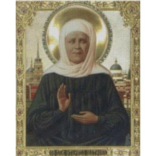 Diamond Mosaic Full Drill Square Icon Religion Diamond Painting Virgin Mary Rhinestone Embroidery FH33