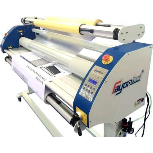 Large Format Cold Laminator Roll To Roll 63Inch 1.6M For Liner Film Fayon 1600 Automatic Laminating Machine
