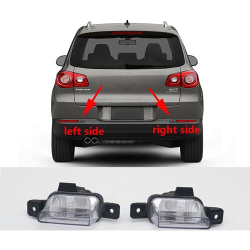 For VW Tiguan 2009 2010 2011 2012 2013 2014 2015 2016 Auto Rear Fog Light Reflector Lamp Reversing Brake Light With Bulb