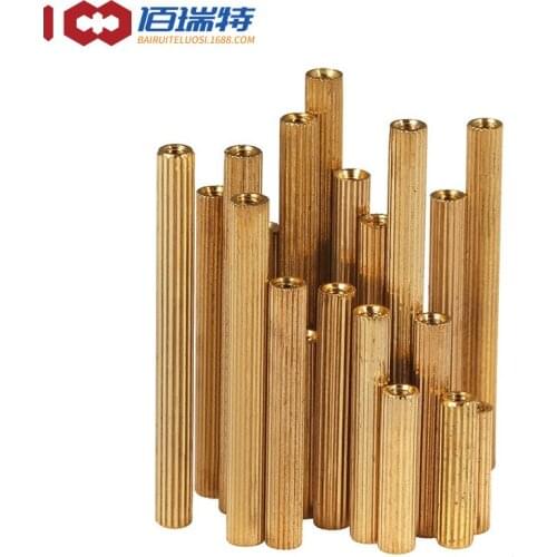 Double-pass copper column round monitoring copper column security copper column camera stud specifications M2 50PCS