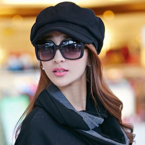 2021 Trend New Arrive Women Newsboy Gatsby Cap Octagonal Baker Peaked Beret Driving Hat Female Sunscreen Hats Painter Tour Cap