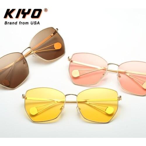 Женские солнцезащитные  круглые очки KIYO China At AliExpress
