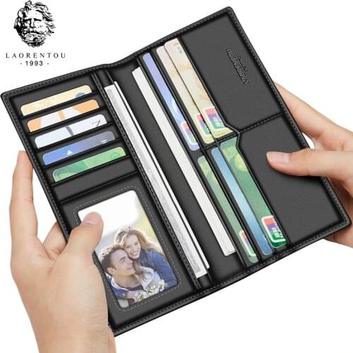 LAORENTOU Wallets And Business Card Holders