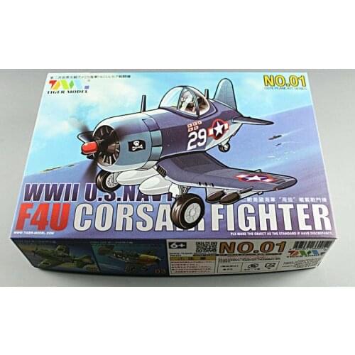 Tiger (Cute Scale) Model #101 WWII US Navy F4U Corsair Fighter 1942-1945 Model