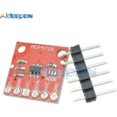 MCP4725 12Bit I2C DAC Breakout Digital to Analog EEPROM Development Board Converter Module 2.7V-5.5V