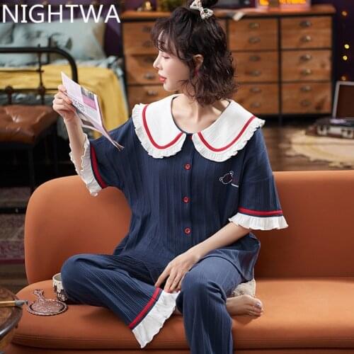 NIGHTWA Women's Pajamas-shirts