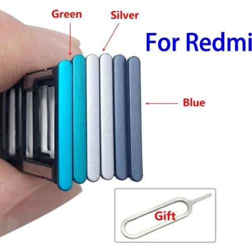 New Sim Tray Holder For Xiaomi Redmi Note 9S 9 8 Pro 7 SIM Card Tray Slot Holder Adapter Accessories +Pin