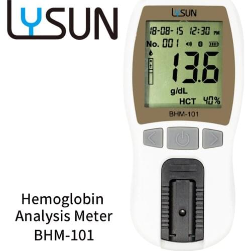 CE Approved Rapid and Rechargeable Hemoglobin Analysis Meter with 25pcs Test Strips