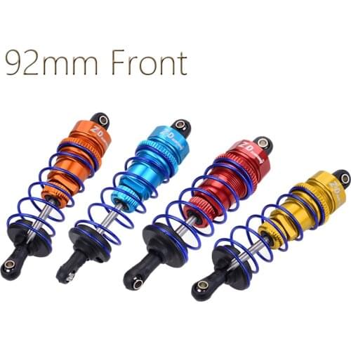 92mm Front & 105mm Rear Shock Absorber Damper Oil Filled Suspension for ZD Racing HSP Redcat Hongnor LRP HPI Hobao 1/10 RC Buggy