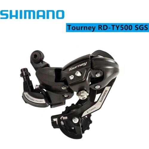 Shimano Tourney TY500 Rear Derailleur 6/7 Speed For MTB Mountain Bike Bicycle RD-TY500-SGS SIS Index Shifting Drivetrains