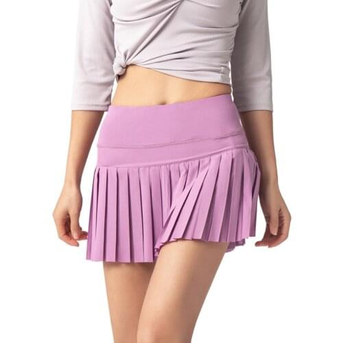 Girl Pleated Tennis Skirt High Waist Short Dress With Underpants Slim School Uniform Women Teen Cheerleader Badminton Skirts